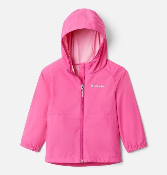 Columbia Switchback II Rain Jacket Pink For Girls NZ49750 New Zealand